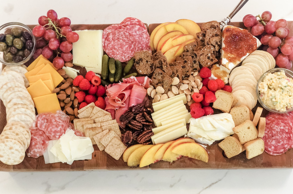 Charcuterie Board on a budget. Tailgating at home food ideas for your next watching party