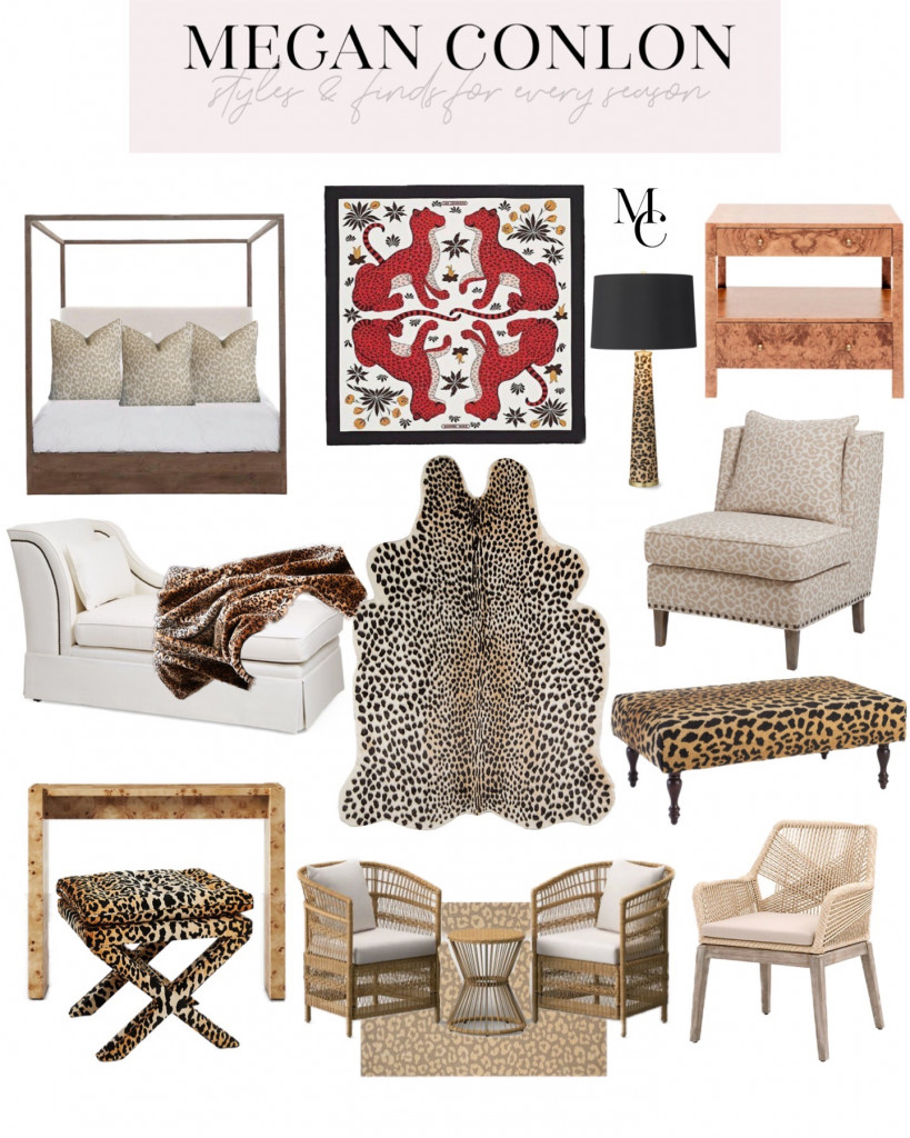 Animal Print Interior Design Mood Boards